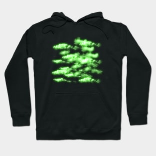 Green Clouds - Night Sky Hoodie